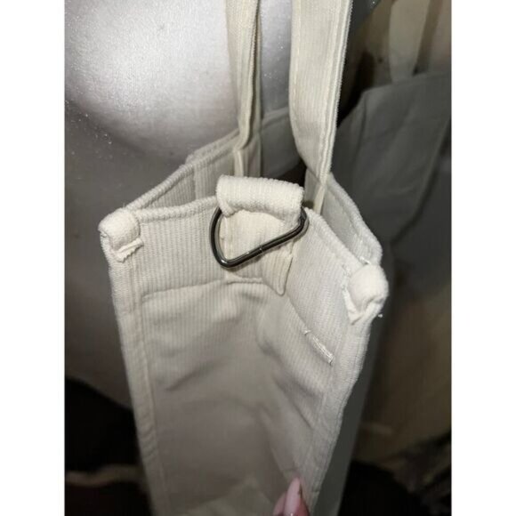NEW Corduroy Tote Satchel Tote Aesthetic Crossbody‎ Handbag Bag - Picture 3 of 7